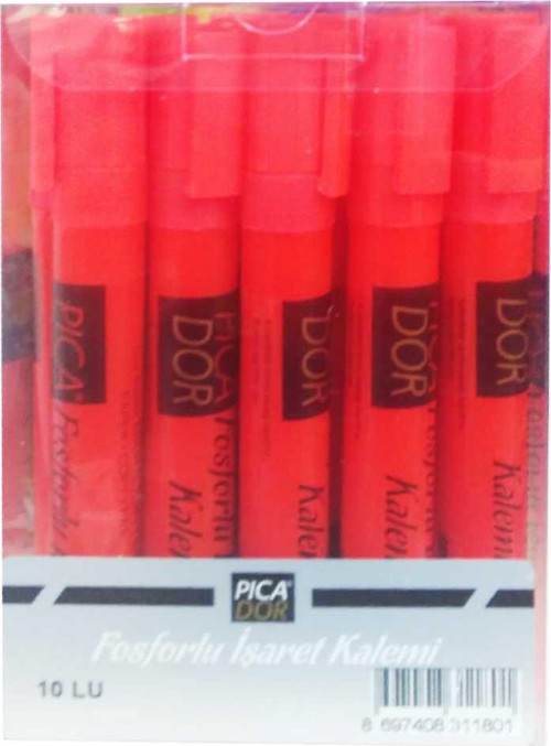 Fosforlu Kalem Nar Çiçeği 421 10 Lu (1 Paket 10 Adet)