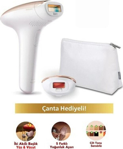 lumea Advanced Ipl Tüy Alma Cihazı, 2 Ayrı Başlıklı (Yüz & Vücut) Cilt Tonu Sensörlü Lazer Epilasyon Cihazı + Lambader (Onerous)