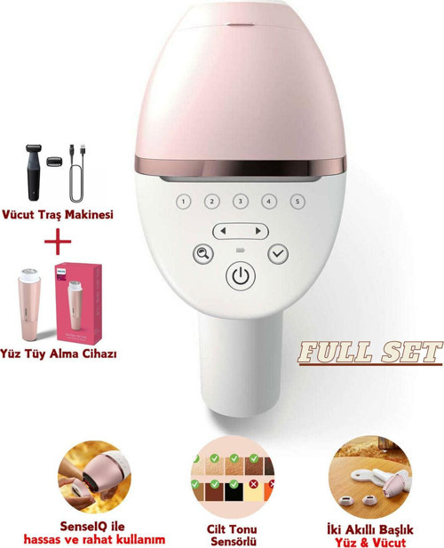 Yeni Seri Lumea Prestige 250.000 Atm Ipl Lazer Epilasyon Cihazı, Vücut Ve Yüz Başlığı - Full Set