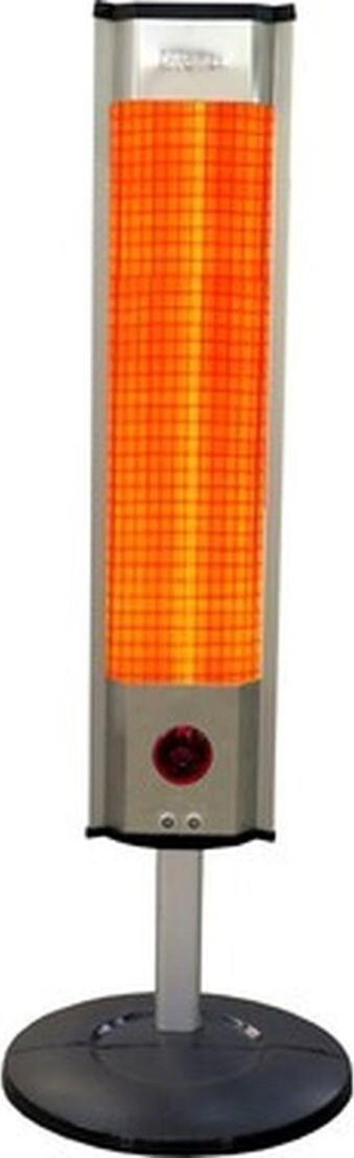 Klasik UK (Uzaktan Kumandalı) 4 KADEMELİ 2500W Carbonmatic Elektrikli Isıtıcı - INOX UC-435