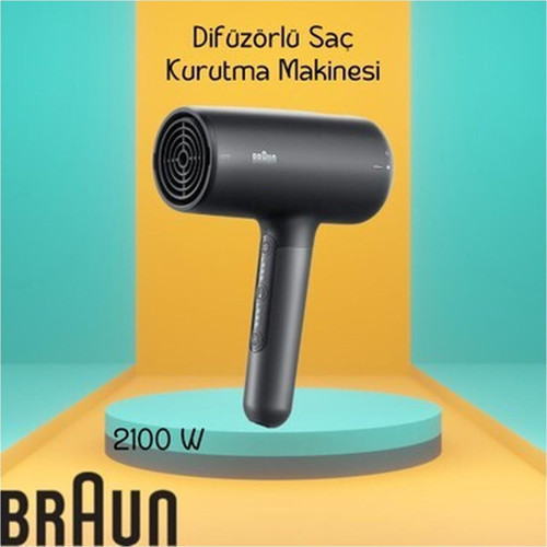 Difüzörlü Başlığı Kurutma Başlığı Saç Kurutma Makinesi Güçkü Htdc Motor 2100 W Güç Çıkarılabilir Hava Filtresi