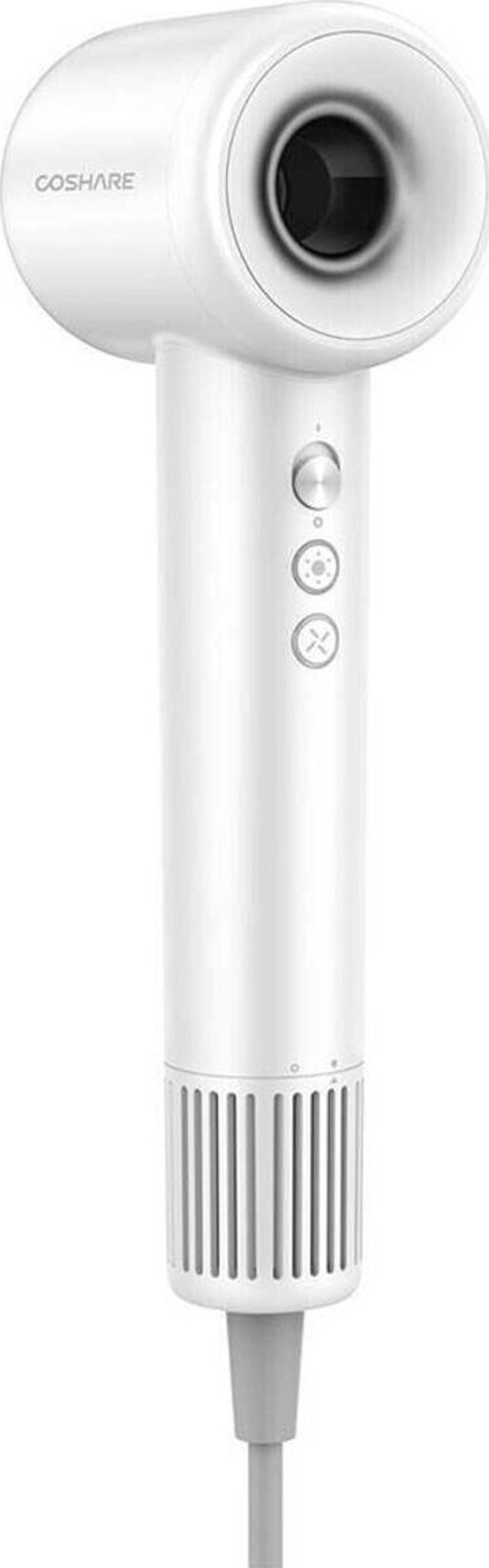 HD10E SuperFlow1 İyon Teknolojili Isı Dereceli Led Işıklı Saç Kurutma Fön Makinesi, Beyaz