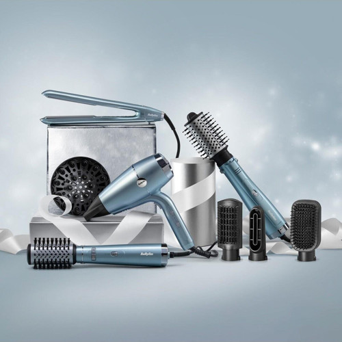 Hydro-Fusion ST573E-Saç Düzleştirici-D773DE 2100W Kurutma Makinesi-AS774E Saç Şekillendirici Seti