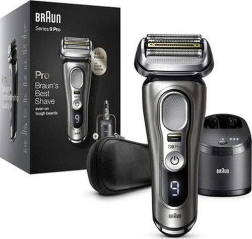 Series 9 Pro 9465CC Islak & Kuru Tıraş Makinesi Clean&charge Deri Seyahat Kılıfı