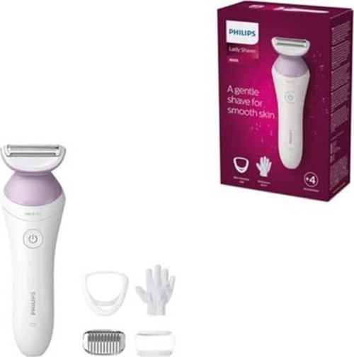 Lady Series 6000 – Kablosuz Islak Ve Kuru Tıraş Makinesi, 4 Aksesuar Brl136/00