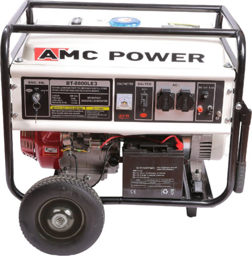 AmcPower BT8800-LE3 Benzinli Jeneratör 7.5 Kva (Marşlı, Trifaze)