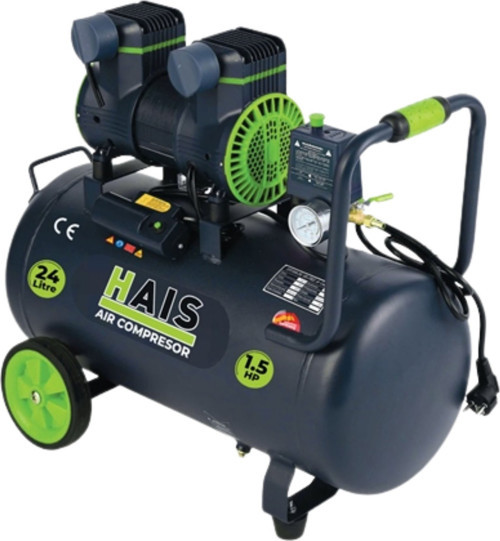 SYW-400X2 24 Litre Hava Kompresörü Yağsız Sessiz 1.5 Hp