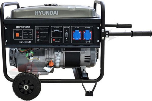 HHY6500 Benzinli Jeneratör 5.5 kW (İpli, Monofaze)