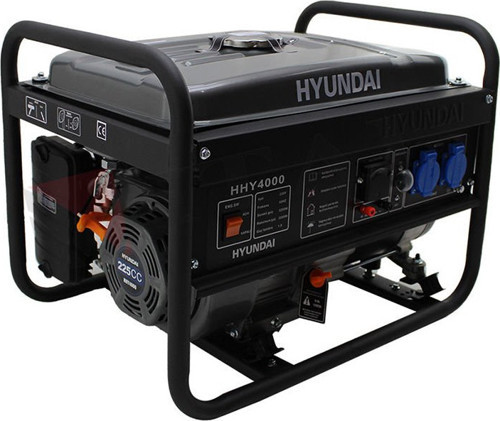 HHY4000 Benzinli Jeneratör 3.5 kW (İpli, Monofaze)