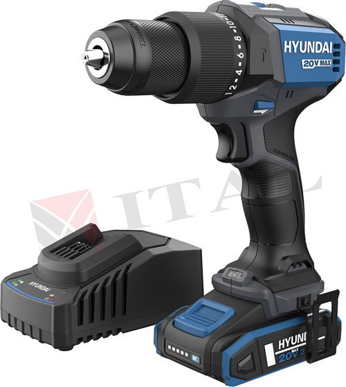 HD20X-60TT Akülü Darbeli Matkap 20V (1x2.0Ah Akülü)