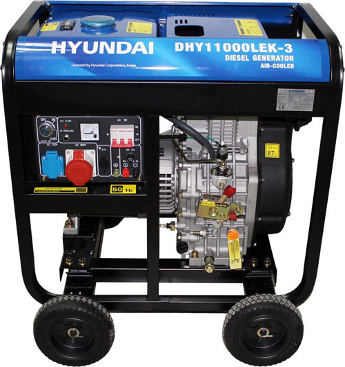 DHY11000LEK-3 Dizel Jeneratör 9.0 kW (Marşlı, Trifaze)