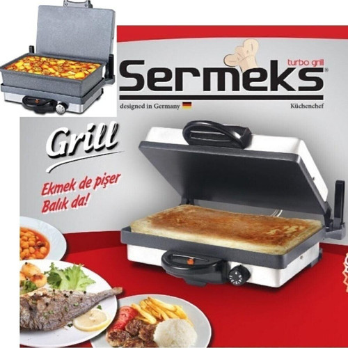 Grill Bazlama/lahmacun/tost Makinesi Pişirici Tavalı