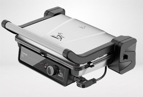 Yeşil Tost Makinesi 0237 TST-1000, Inox, Güçlü ve Şık Tasarım