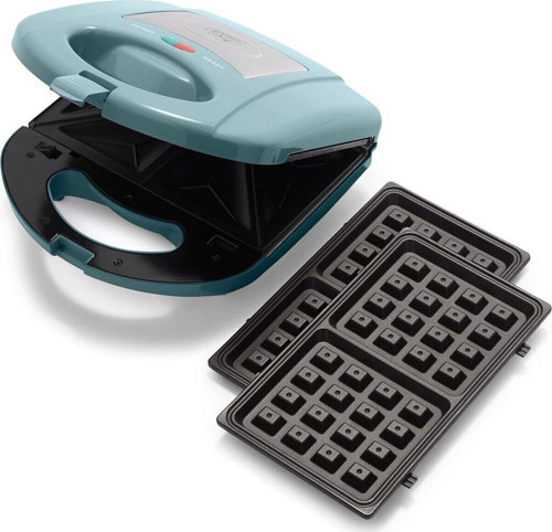 trendymr Greenlife Tost Waffle Panini Makinesi Turkuaz 750 W Life 1171957