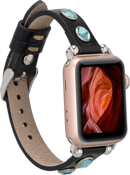 Apple Watch Uyumlu Deri Kordon 38-40-41mm TR RST1