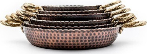 Kalın Bakır Tava Altılı Set