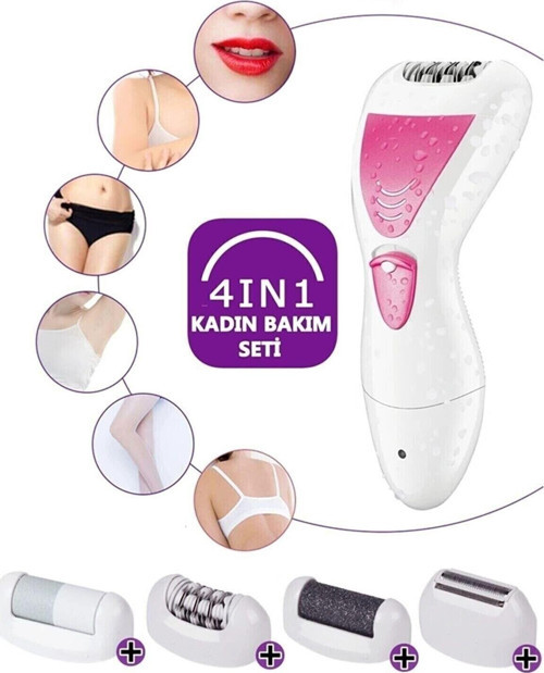 TR nars10 Topuk Törpüsü Alma Makinesi Cihazı Tüy Aleti Epilatör Geçirmez Epilasyon 1 Su 4 In Yen İt