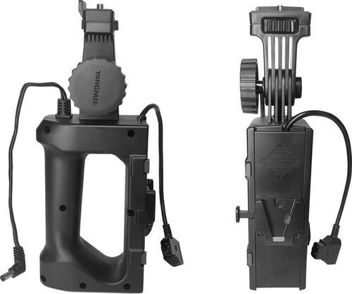 YNLUX100 Led Işık Uyumlu V-Mount Batarya Handle Siyah