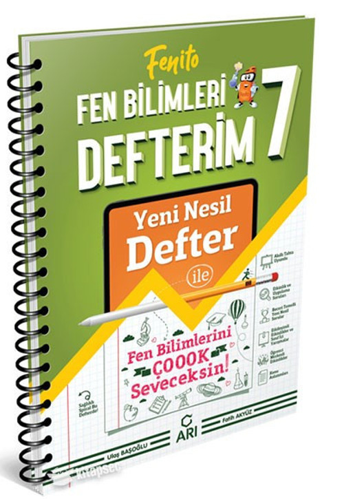 7. Sınıf Fen Bilimleri Akıllı Defteri Arı Yayıncılık