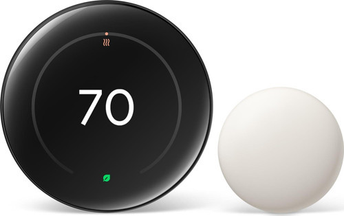 Nest Learning Termostat (4. Nesil) ve Yuva Sıcaklık Sensörü (2. Nesil) - Uyarlanabilir Eco Özelliğine Sahip Enerji Tasarruflu Akıllı Termostat - Alexa ile Çalışır...