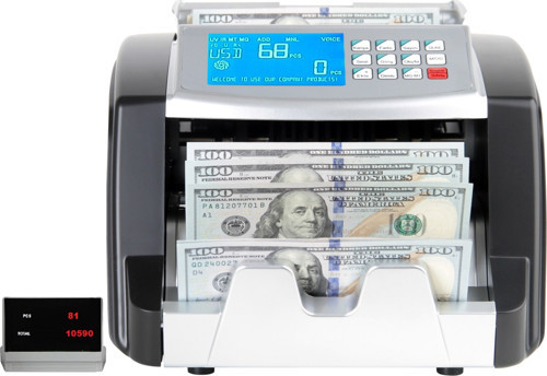 SC9520 Karışık Para Sayma Makinesi, Tl Ve Euro Karışık, Usd Adet Sayım, Sesli, Müş. Ekranı