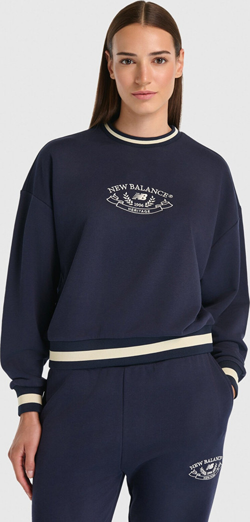 NB Lifestyle Women Sweatshirt Kadın Lacivert Sweatshirt - WNC3501