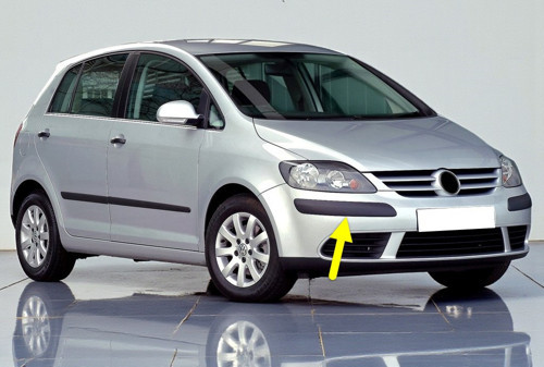 VW Golf Plus 2005-2009 Ön Tampon Sağ Köşe Bandı Çıtası 5M0807656