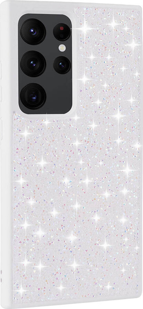 Galaxy S24 Ultra Kılıf Parlak Taşlı Tasarım Pırlanta Kılıf