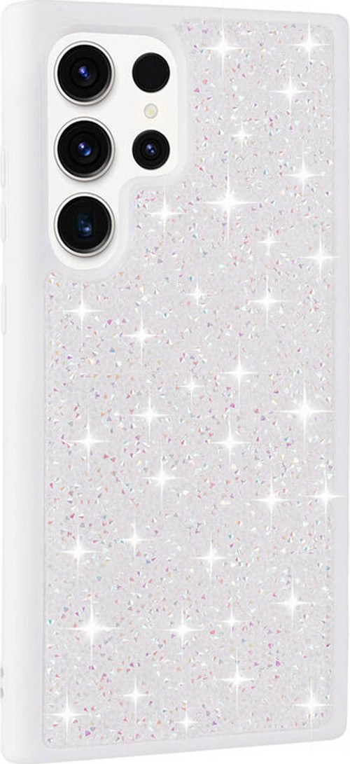 Galaxy S23 Ultra Kılıf Parlak Taşlı Tasarım Pırlanta Kılıf