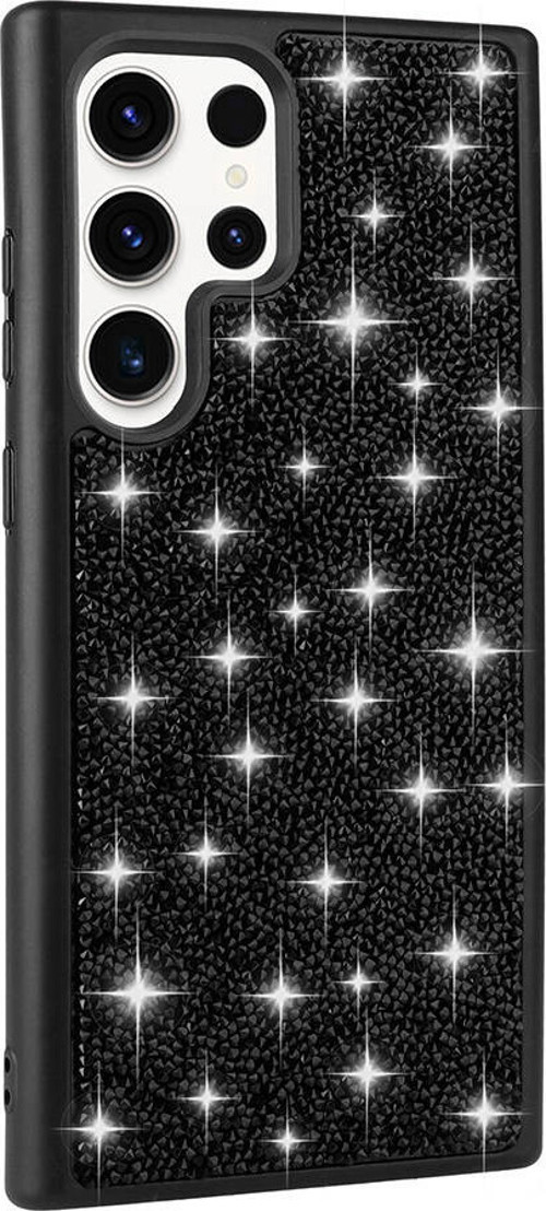 Galaxy S23 Ultra Kılıf Parlak Taşlı Tasarım Pırlanta Kılıf