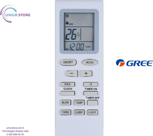 Gree Vialo GWH18RD İnverter Klima Kumandası