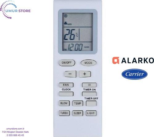 Alarko Flair FLR1801HW İnverter Klima Kumandası