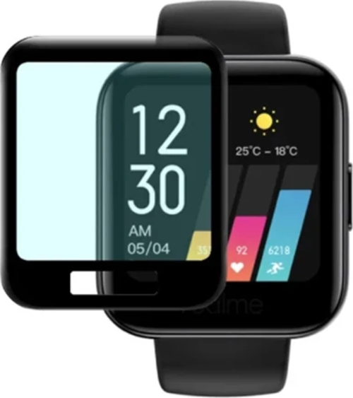 Ally OPPO Realme Watch 3D Full Kaplama Ekran Koruyucu PET+PMMA-(5775)