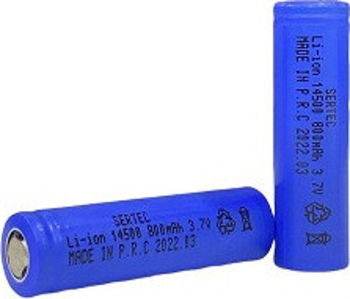 3.7V Li-ion 14500 AA - 800 mAh 1C Şarjlı Pil