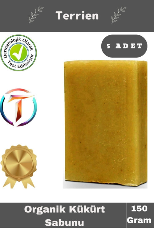 Home Serisi El Yapımı Doğal Bitkisel 5 Adet Siyah Leke Sivilce Akne Etkili Cilt Bakımı Kükürt Sabunu