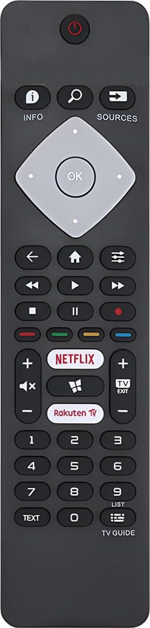BRC0884301/01 Philips 4K UHD TV için Uzaktan Kumanda Değiştirme 43PUS7555/12 43PUS7505/12 24PFS6855/