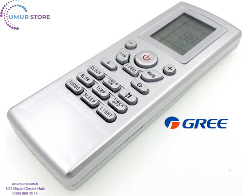 Gree GKH09DA-K Kaset Tip Uyumlu Klima Kumandası
