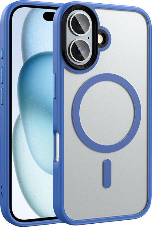 iPhone 16 Plus Kılıf Mat Arka Yüzey Wireless Şarj Özellikli Zore Flet Magsafe Kılıf
