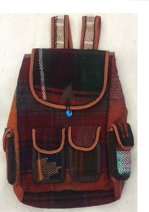 El Dokuma Kilim Sırt Çantası