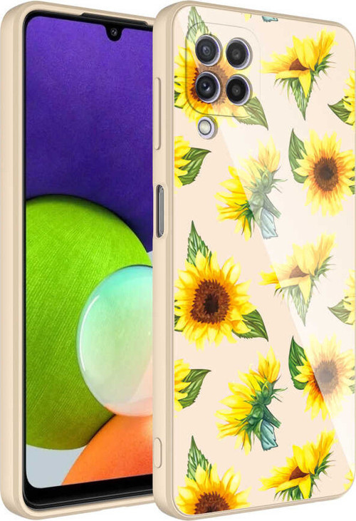 Galaxy M32 Kılıf Kamera Korumalı Desenli Sert Silikon MSRA Epoksi Kapak - NO2