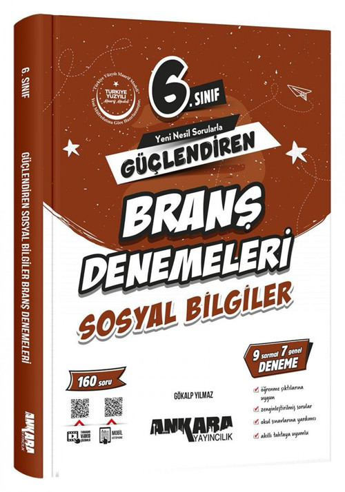 Ankara 2026 6. Sınıf Sosyal Bilgiler Branş Denemesi Güncel Müfredat