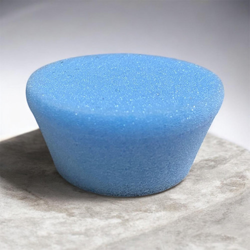 CIRTLI POL SÜNGERİ 50*25MM MAVİ KONİK KESİM 44515