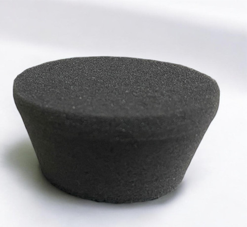 CIRTLI POL SÜNGERİ 50*25MM SİYAH KONİK KESİM 44513