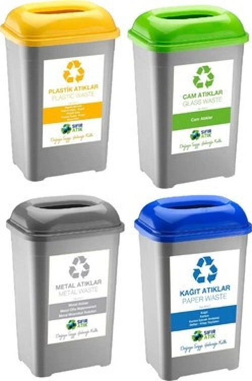 Cey Grup Geri Dönüşüm Kutusu 50 L