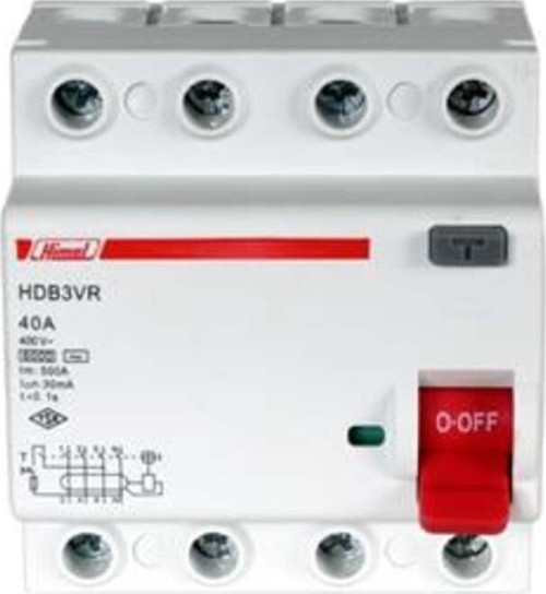 TRİFAZE KAÇAK AKIM KORUMA ŞALTERİ 6ka 30ma 40 A 3p+N Kaçak Akım Rölesi TSE CE