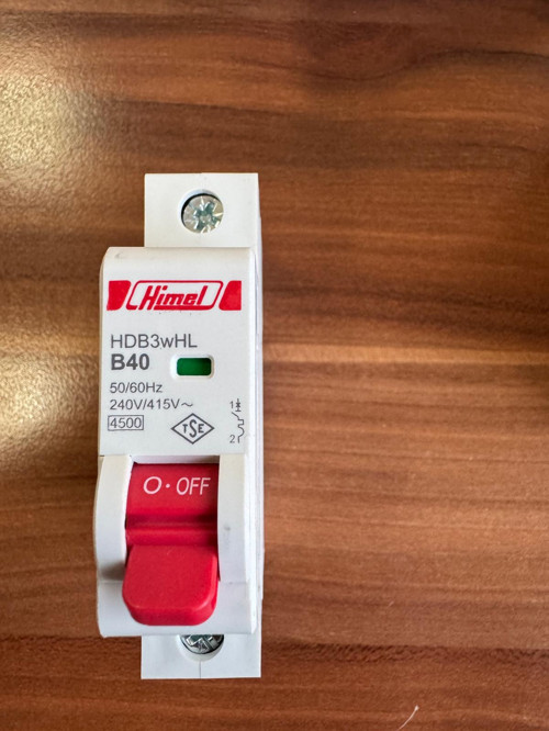 1x40A B 4,5kA Otomatik Sigorta Devre Kesici