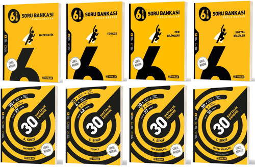 Hız 2026 6. Sınıf Matematik + Türkçe + Fen + Sosyal Haftalık Deneme + Soru Seti 8 Kitap