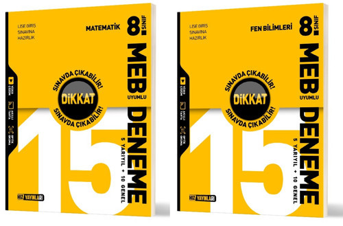 Hız 2026 8. Sınıf Lgs Matematik + Fen Bilimleri Branş Deneme Seti 2 Kitap