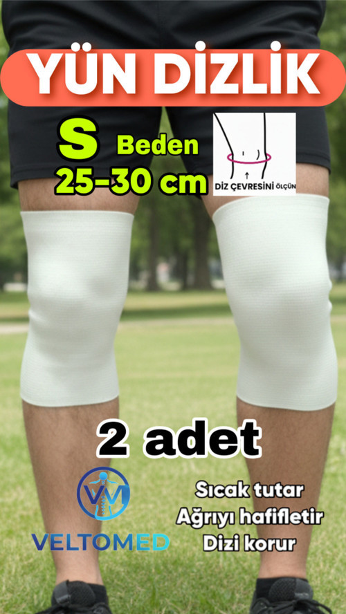 S Beden Yün Dizlik Isıtır Sıcak Tutar Destekler Unisex Giyilen Model 1 ADET
