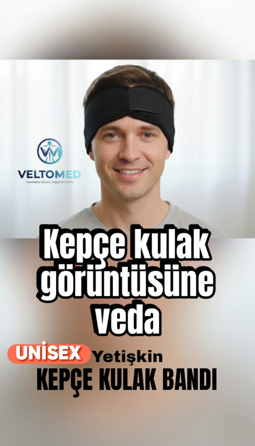 Kepçe Kulak Bandı Yetişkin – Kepçe Kulak Düzleştirici - Ameliyat Sonrası Kepçe Kulak Bandı unisex